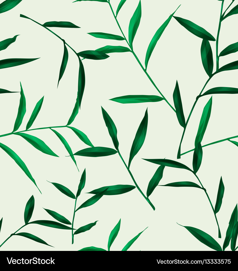 Leaf Seamless Pattern vector image