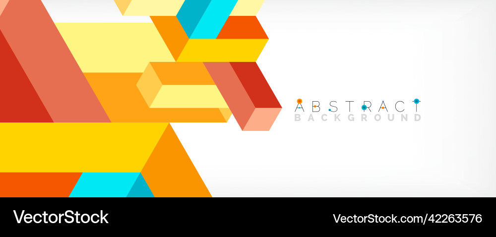 Abstract background 3d cubes cubic elements Abstract background 3d cubes cubic elements vector image