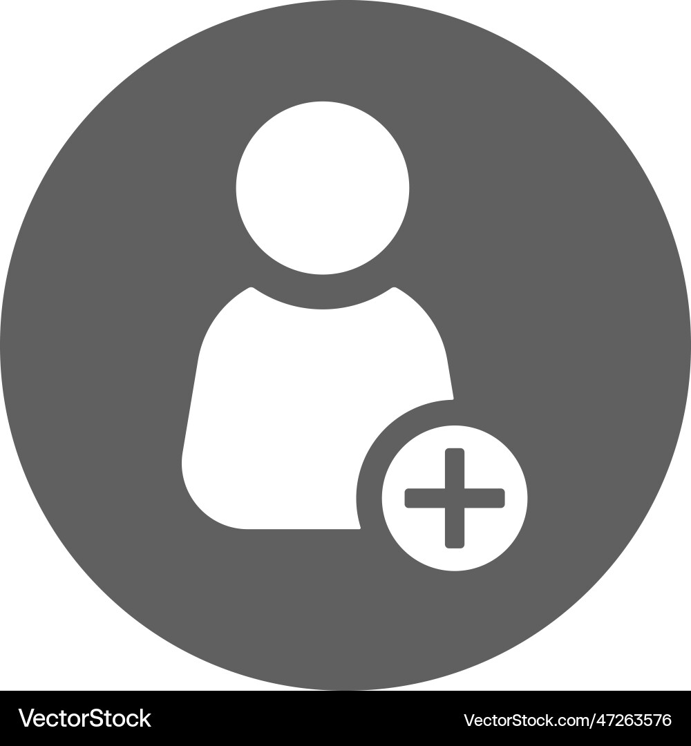 Add user icon Vector Image