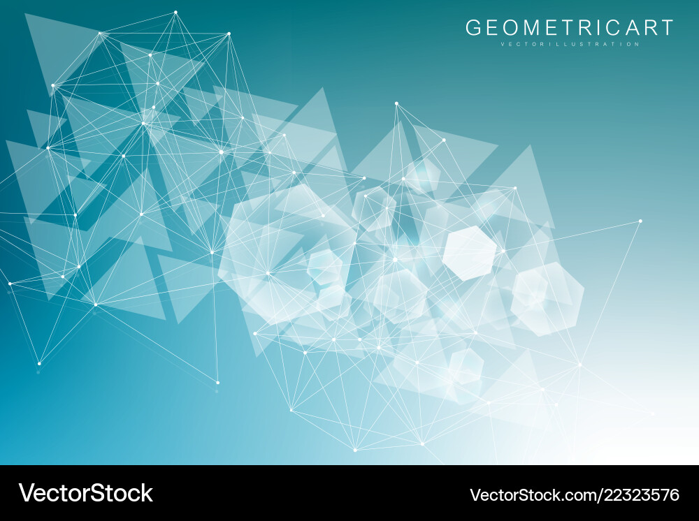 Big data visualization background modern Big data visualization background modern vector image