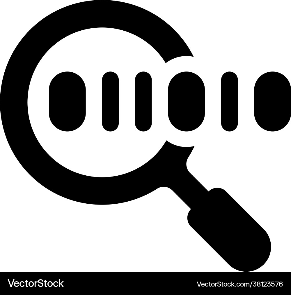 Code search icon eps file vector image