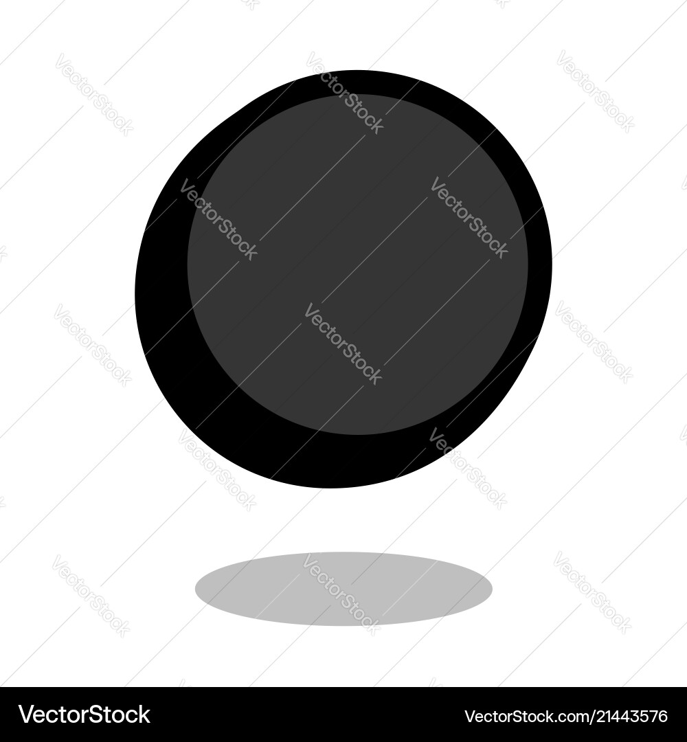 Eishockey Sport Ball Logo Linie 3D Ikone Eishockey Sport Ball Logo Linie 3D Ikone vektorbild