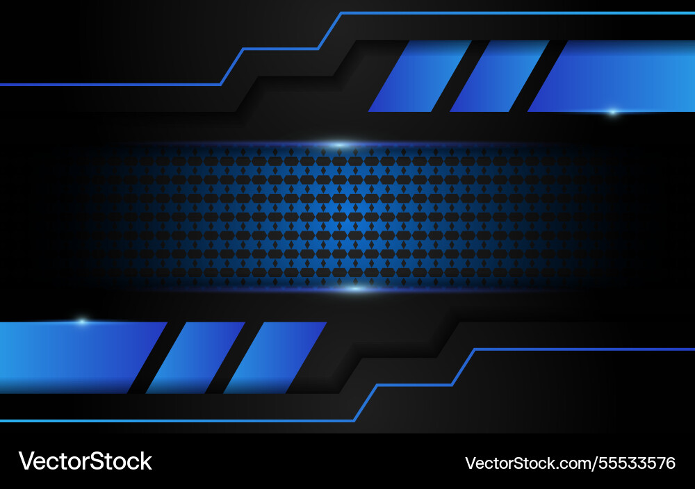 Modern tech blue background with abstract style Modern tech blue background with abstract style vector image
