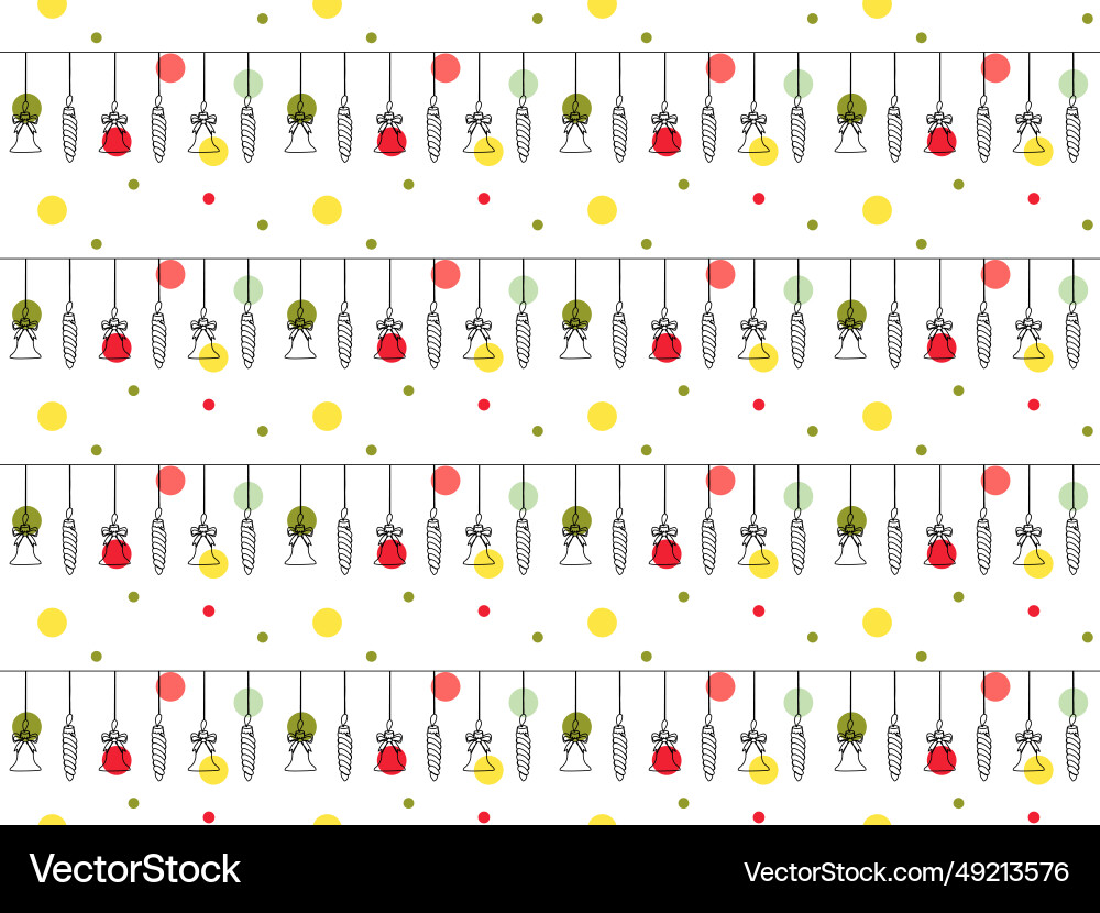 Seamless pattern of one continuous line Seamless pattern of one continuous line vector image