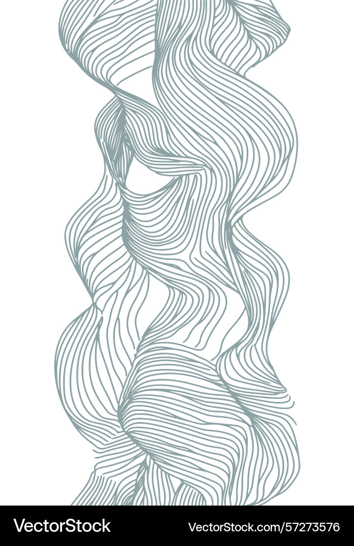 Wavy line pattern abstract curvy linear design Wavy line pattern abstract curvy linear design vector image