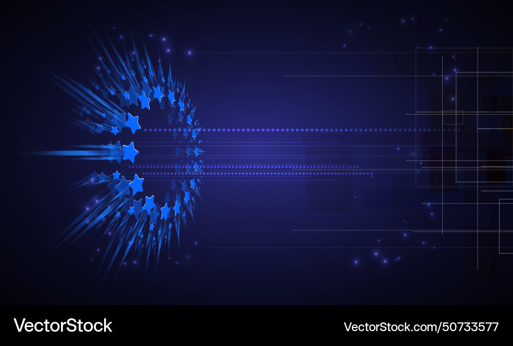 Abstract space sky star background Royalty Free Vector Image