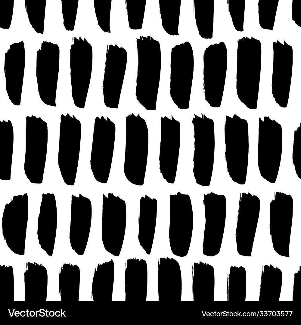 Brush strokes seamless pattern Brush strokes seamless pattern vector image