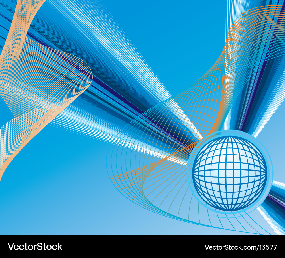 Dynamic Blue Mesh Background Vector Image