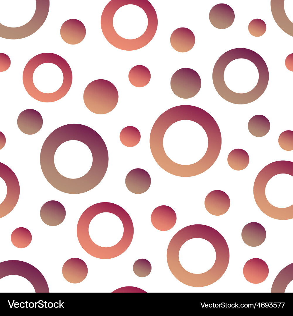 Seamless Circle Pattern vector image