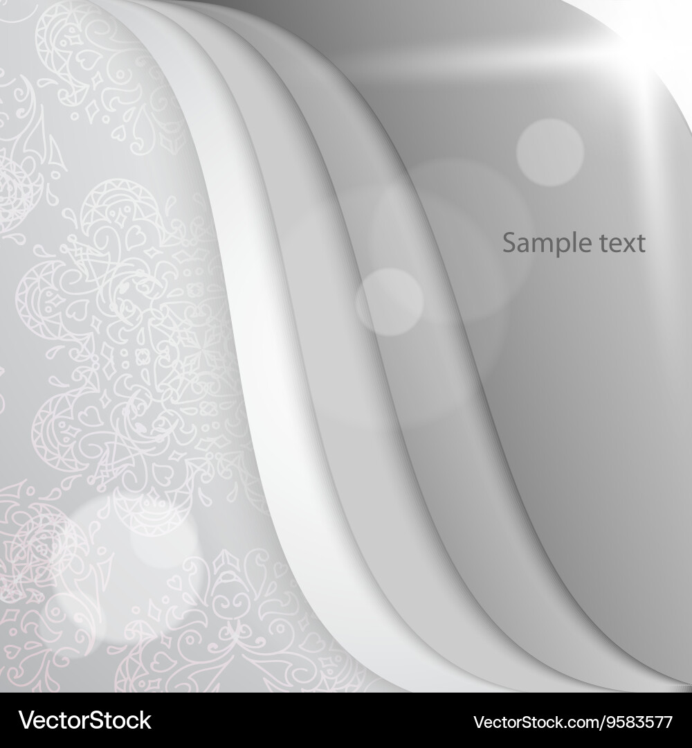 White papers with corner curl layer Vector Image