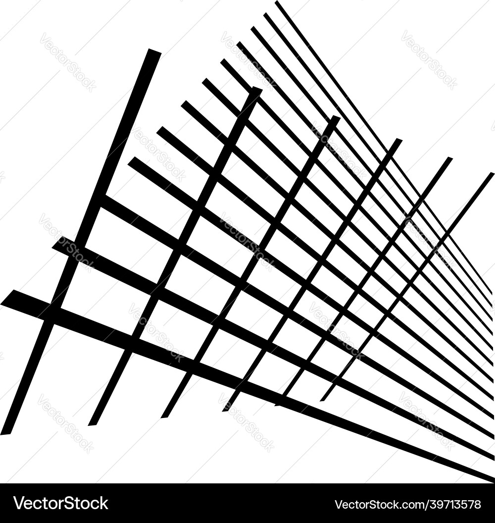 3d spatial grids meshes interlace interlocking 3d spatial grids meshes interlace interlocking vector image