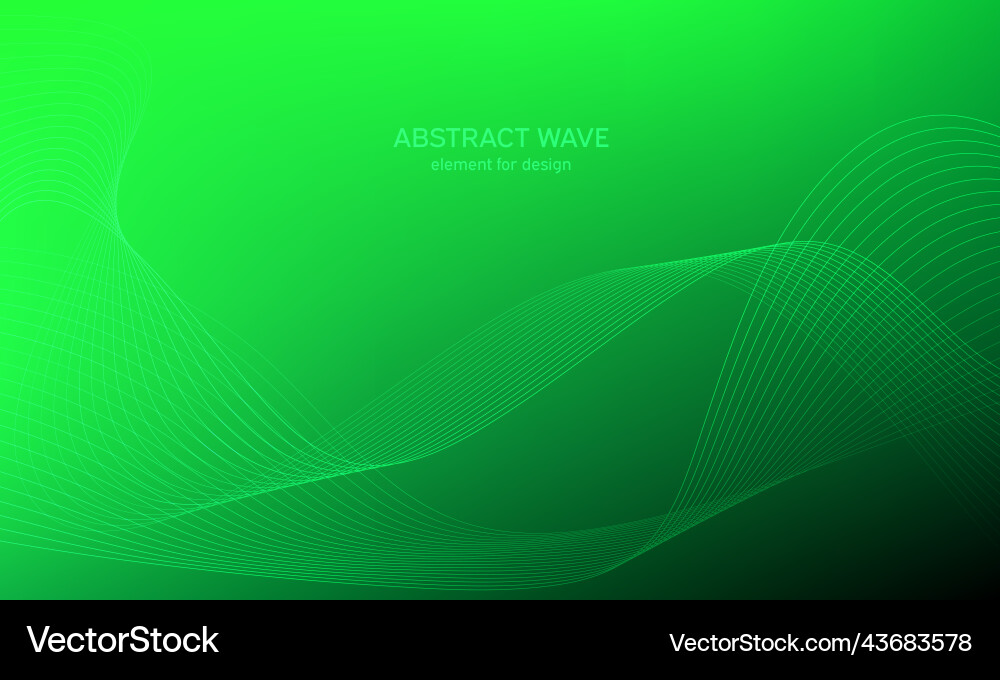 Abstract wave element for design digital Vector Image