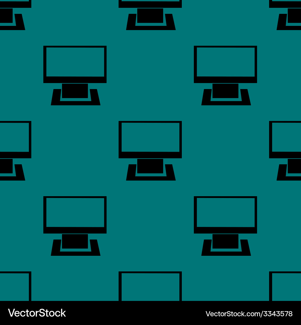 Computer web icon flat design seamless gray vector image