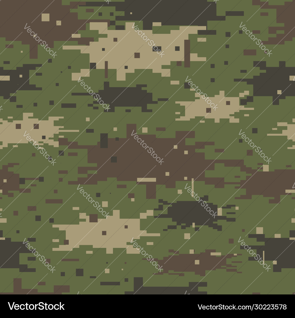 Digital camouflage pattern design element Digital camouflage pattern design element vector image