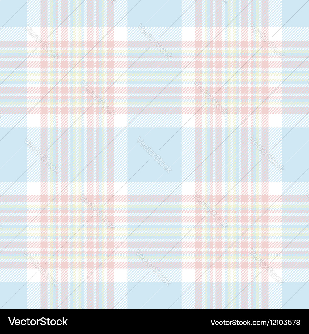 Pastel Check Pattern Vector Image
