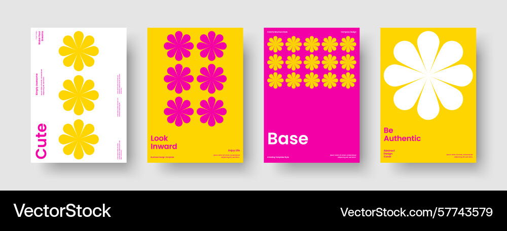 Abstract flyer layout modern background template Abstract flyer layout modern background template Vector Image