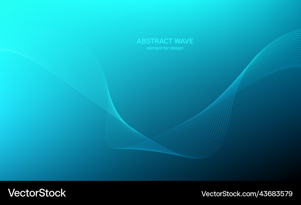Abstract wave element for design digital Abstract wave element for design digital Vector Image