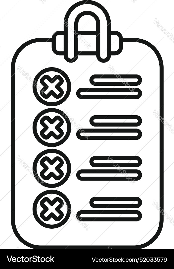 Clipboard with checklist showing completed tasks Clipboard with checklist showing completed tasks vector image