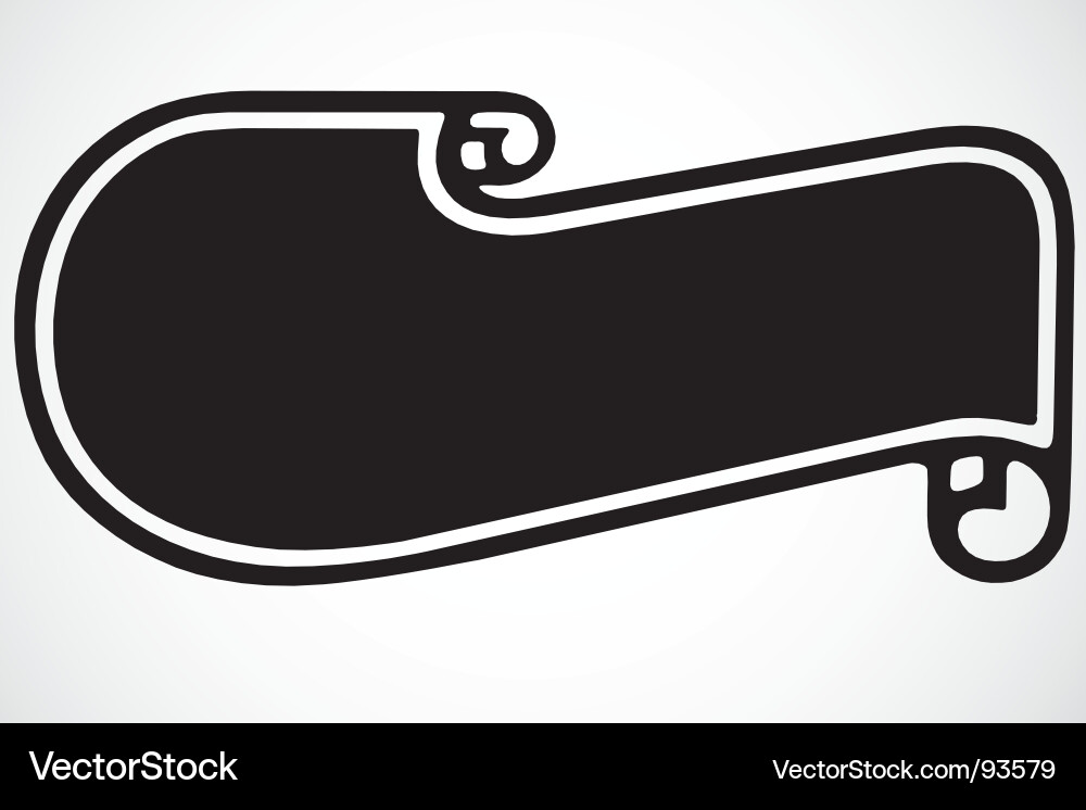 Elegant Scroll Motif vector image