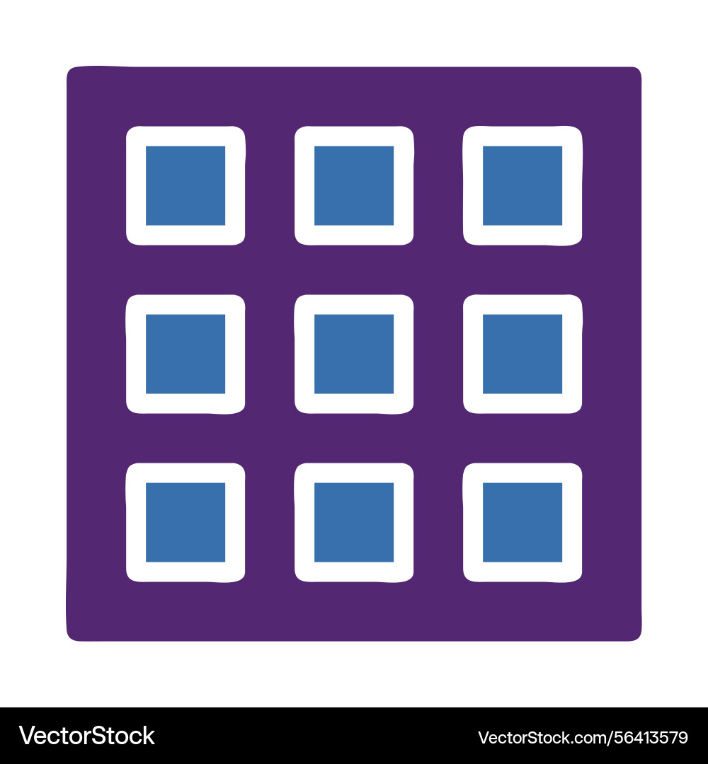 Geometric grid pattern with nested squares Geometric grid pattern with nested squares vector image