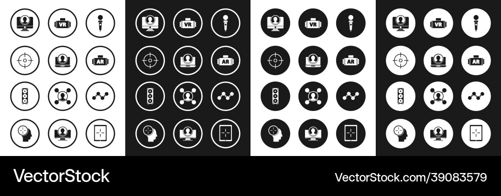 Set joystick for arcade machine create account Set joystick for arcade machine create account vector image