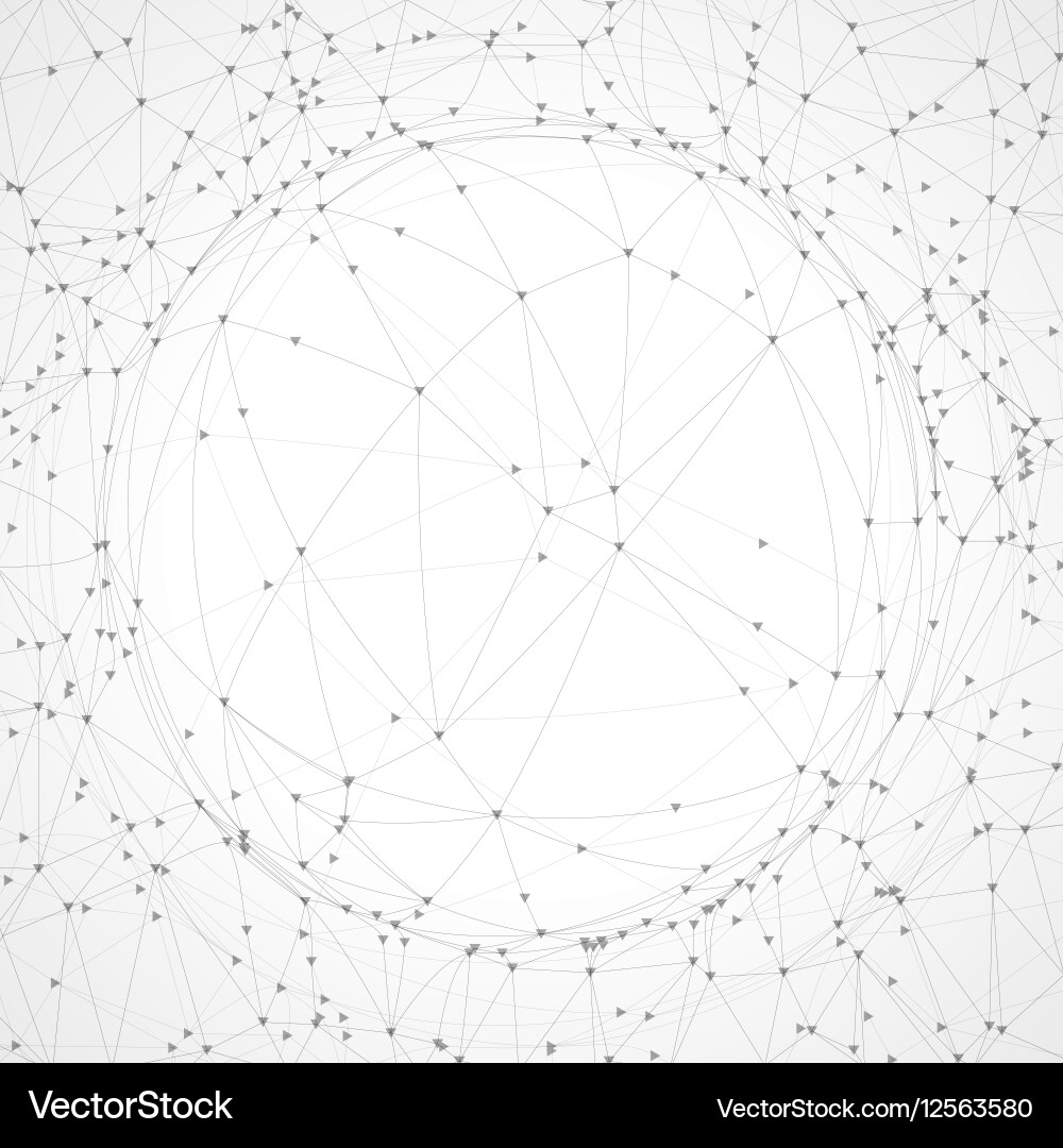 Rounded Triangular Pattern Vector Image