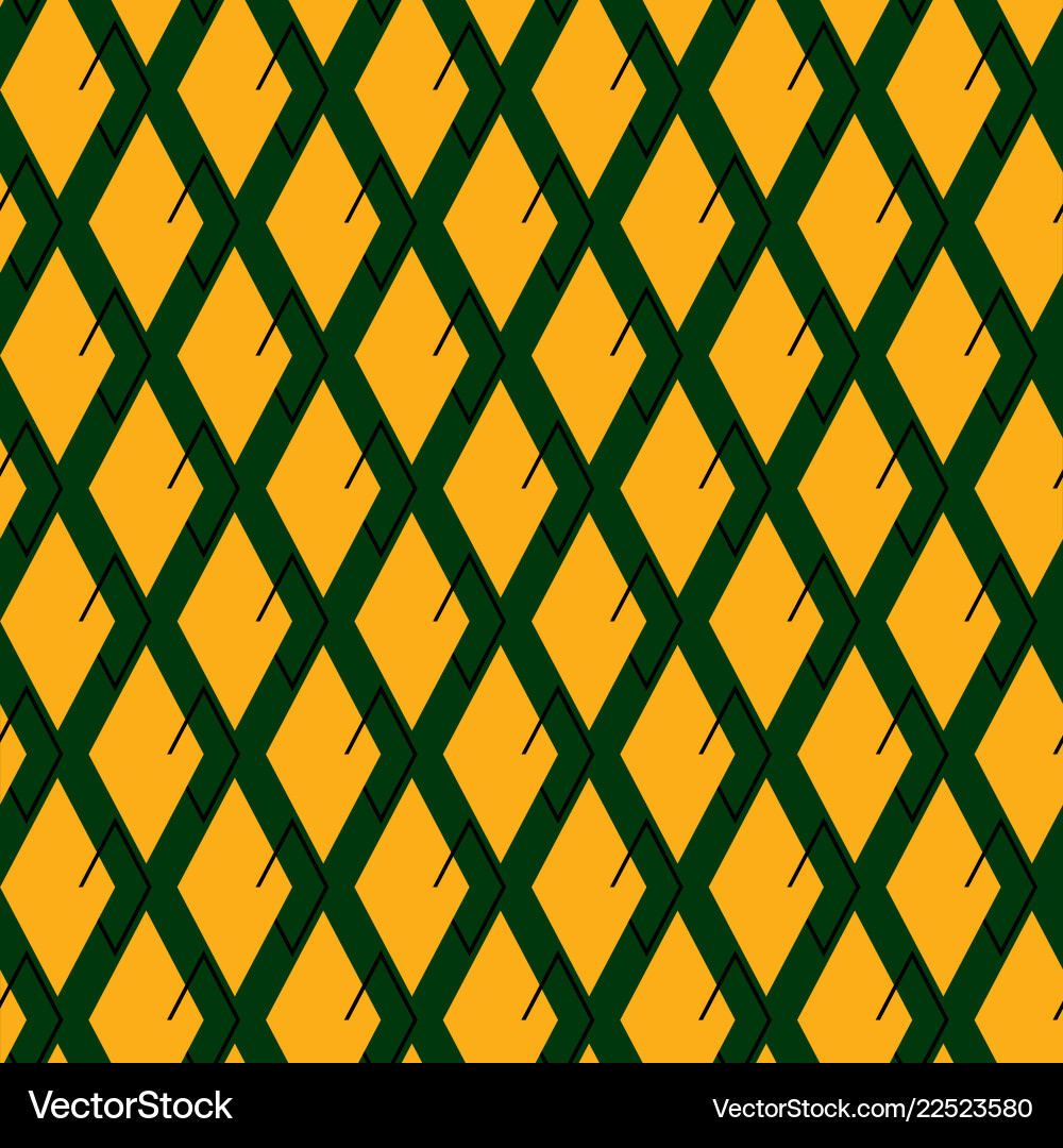 Seamless repeating pattern of rhombuses vector image