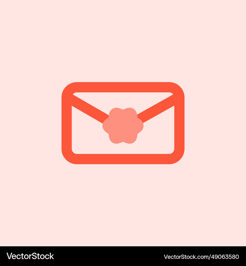 Utilizing an envelope to send letters or documents Vector Image