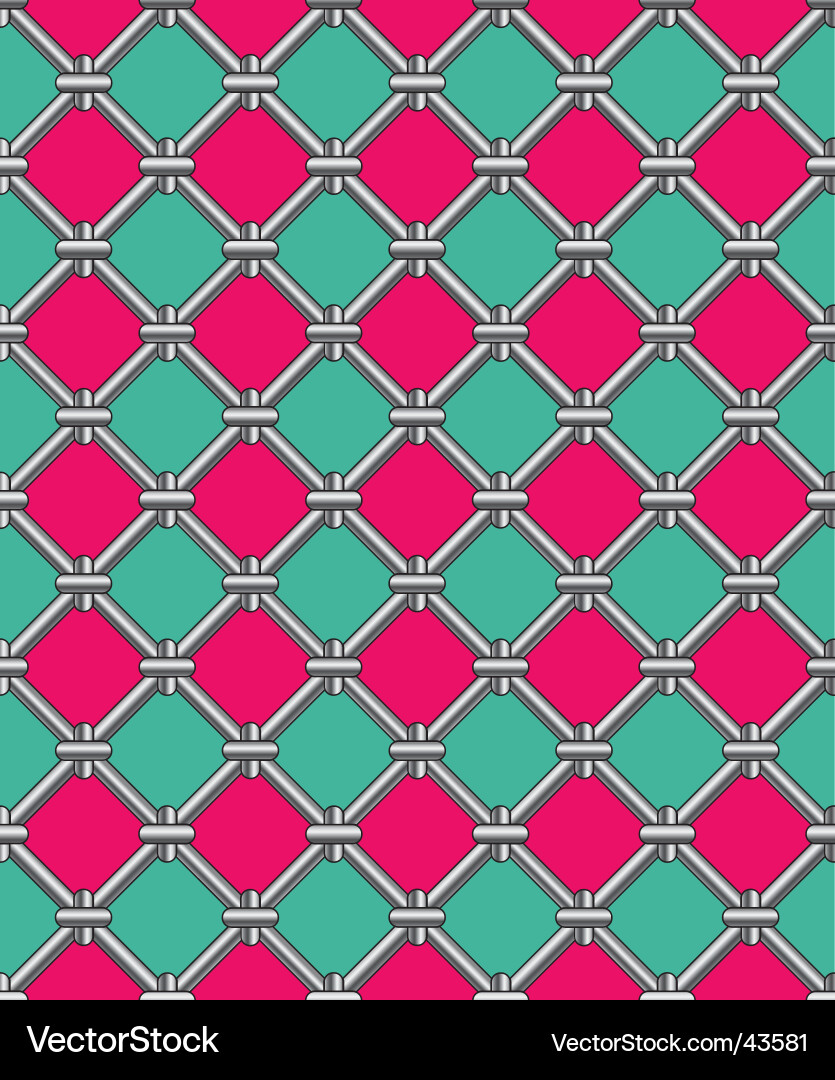 Geometric Lattice Pattern vector image