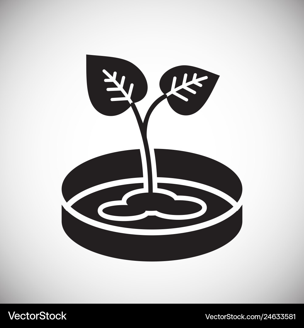 Gmo icon on background for graphic and web design Gmo icon on background for graphic and web design Vector Image