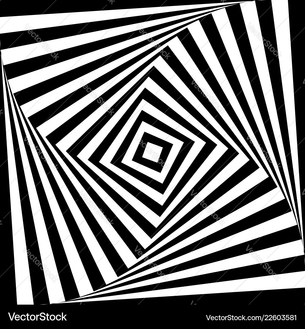 Squares with rotating distortion abstract Squares with rotating distortion abstract Vector Image