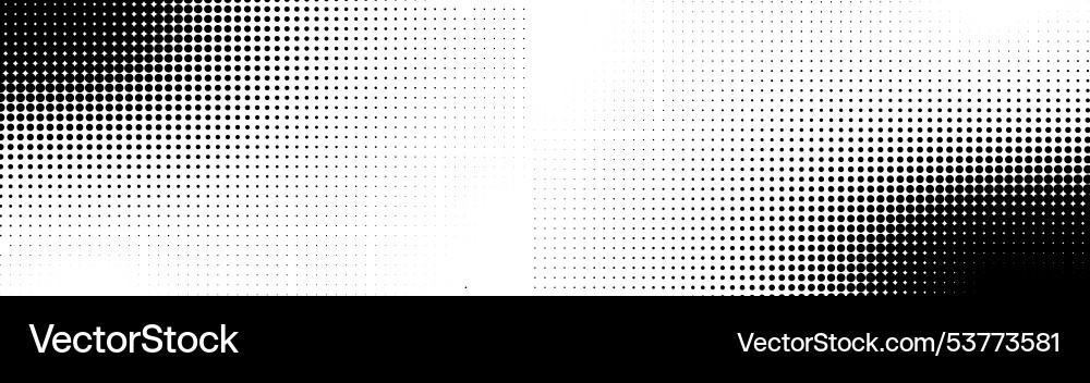 Wave halftone pattern dots background Vector Image