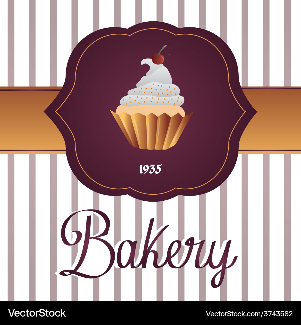 A striped background with text and an isolated Vector Image