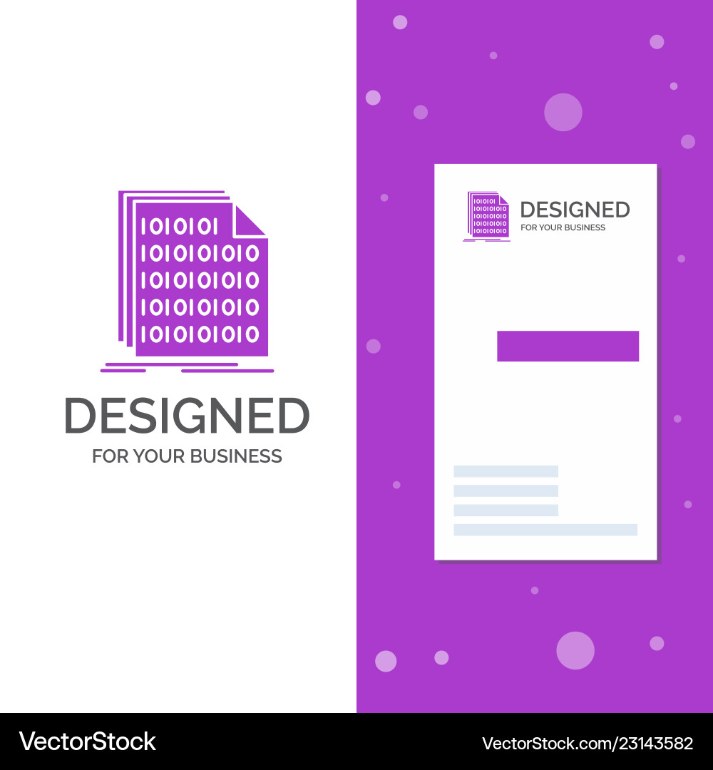 Business logo for binary code coding data Business logo for binary code coding data vector image