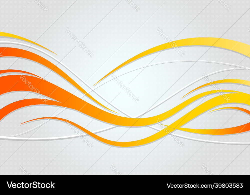 Abstract wavy background Vector Image