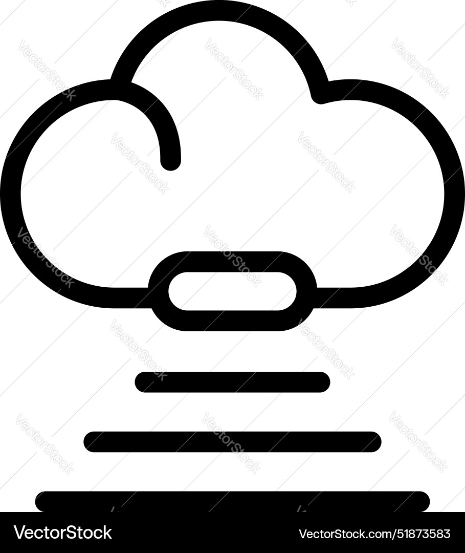 Cloud computing downloading data storage icon Cloud computing downloading data storage icon vector image
