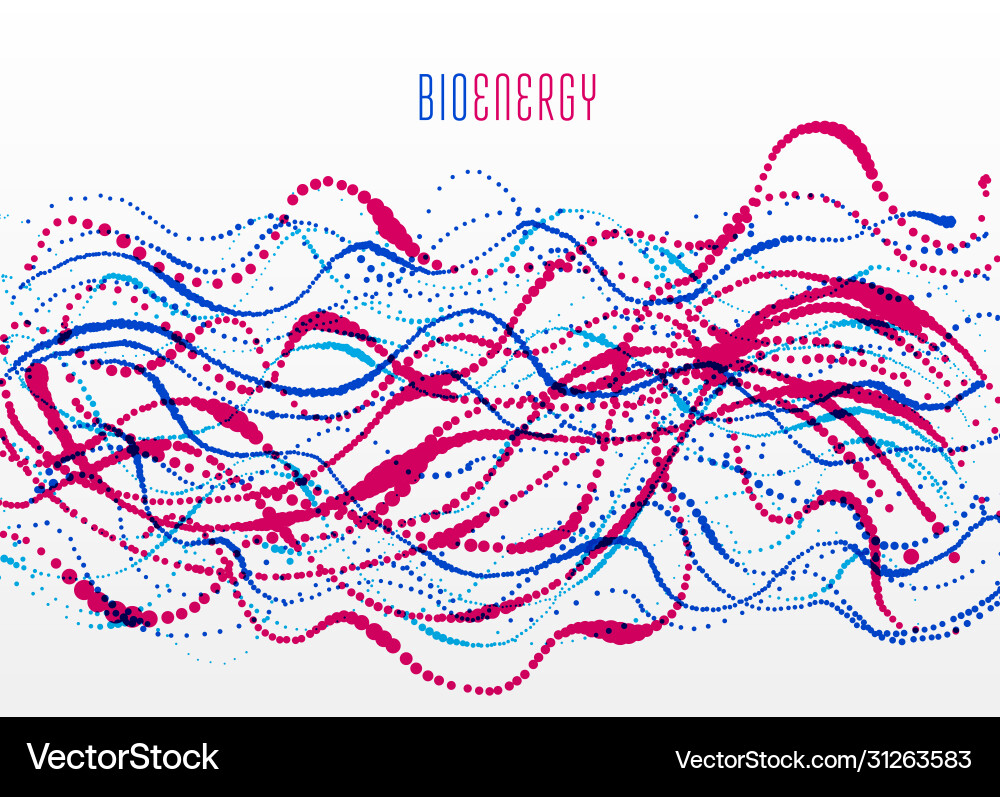 Fluid Particle Flow Abstract vector image