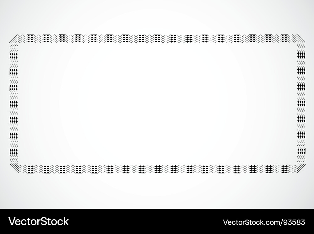 Intricate Frame Pattern Vector Image