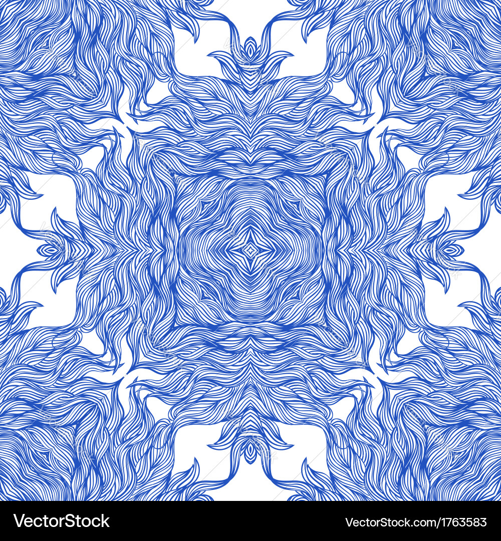 Luxury pattern with thin elegant lines vector image