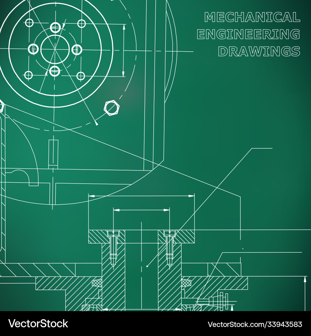 Mechanics technical design engineering style Mechanics technical design engineering style vector image