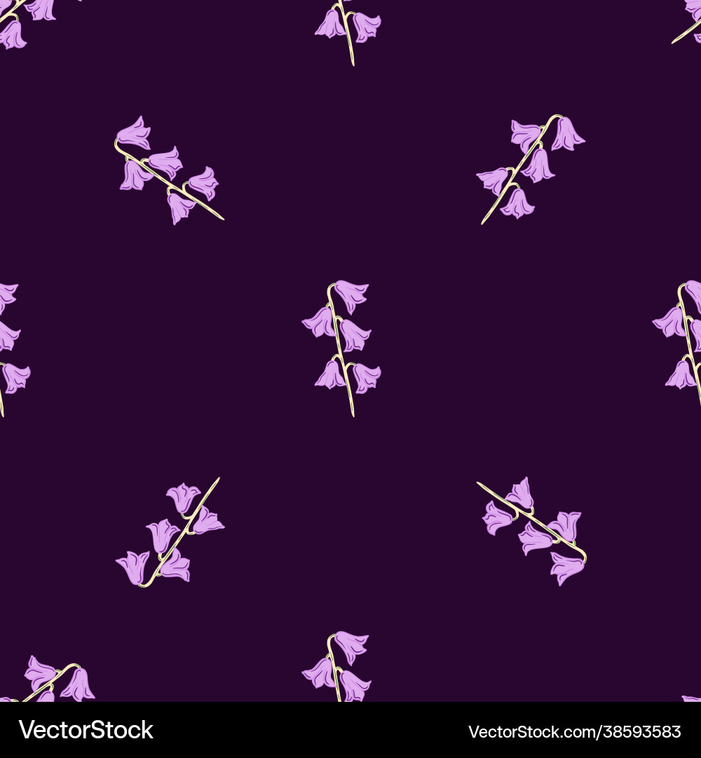 Seamless pattern in minimalistic style with lilac Seamless pattern in minimalistic style with lilac vector image