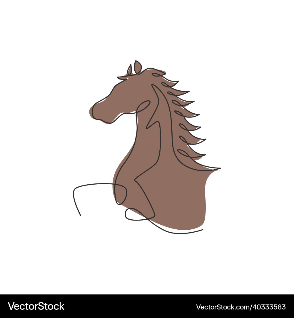 Single continuous line drawing of jumping elegant Vector Image