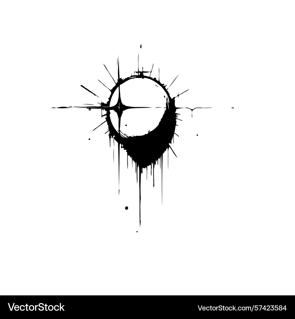 Abstract cosmic eclipse creating a captivating Abstract cosmic eclipse creating a captivating Vector Image