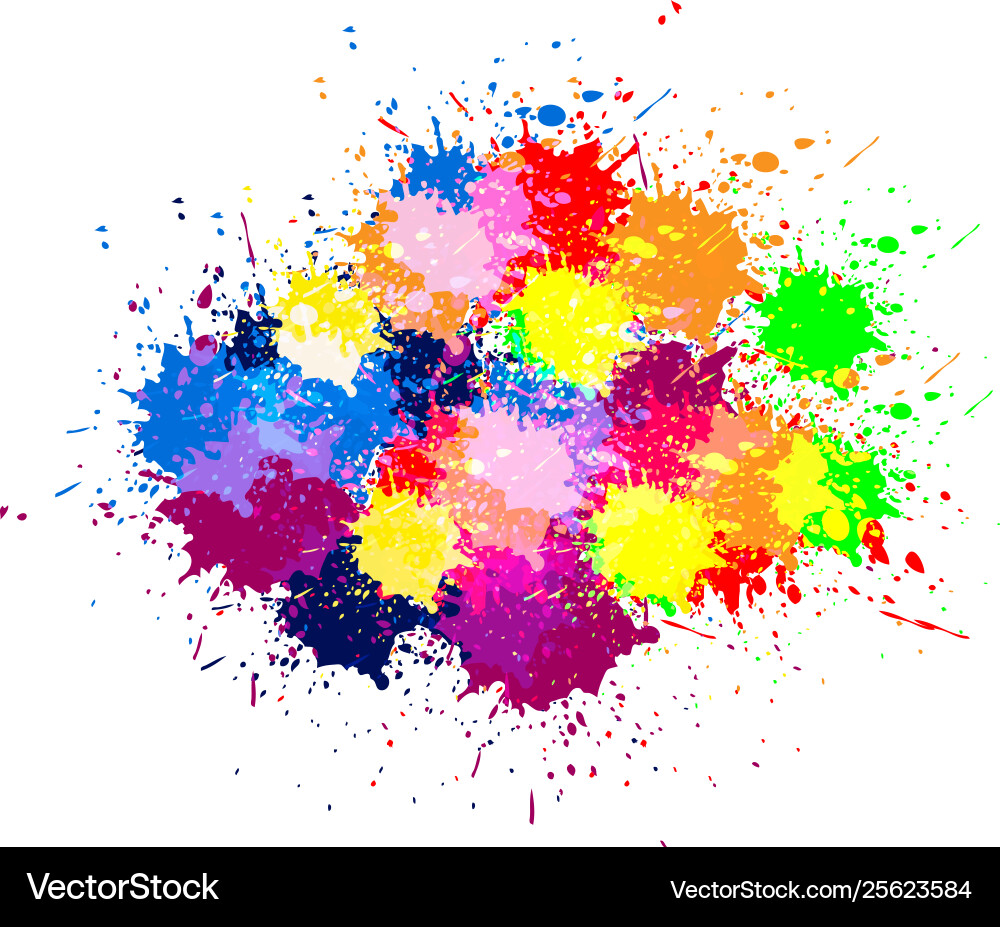 Abstract paint color design background Abstract paint color design background vector image