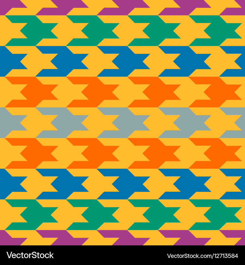 Abstract pattern with colorful figures vector image