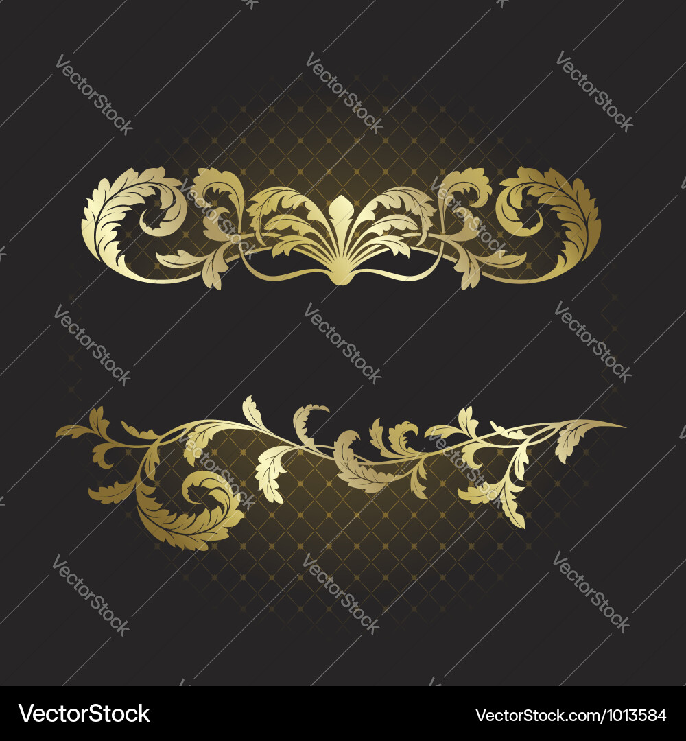 Black background vector image