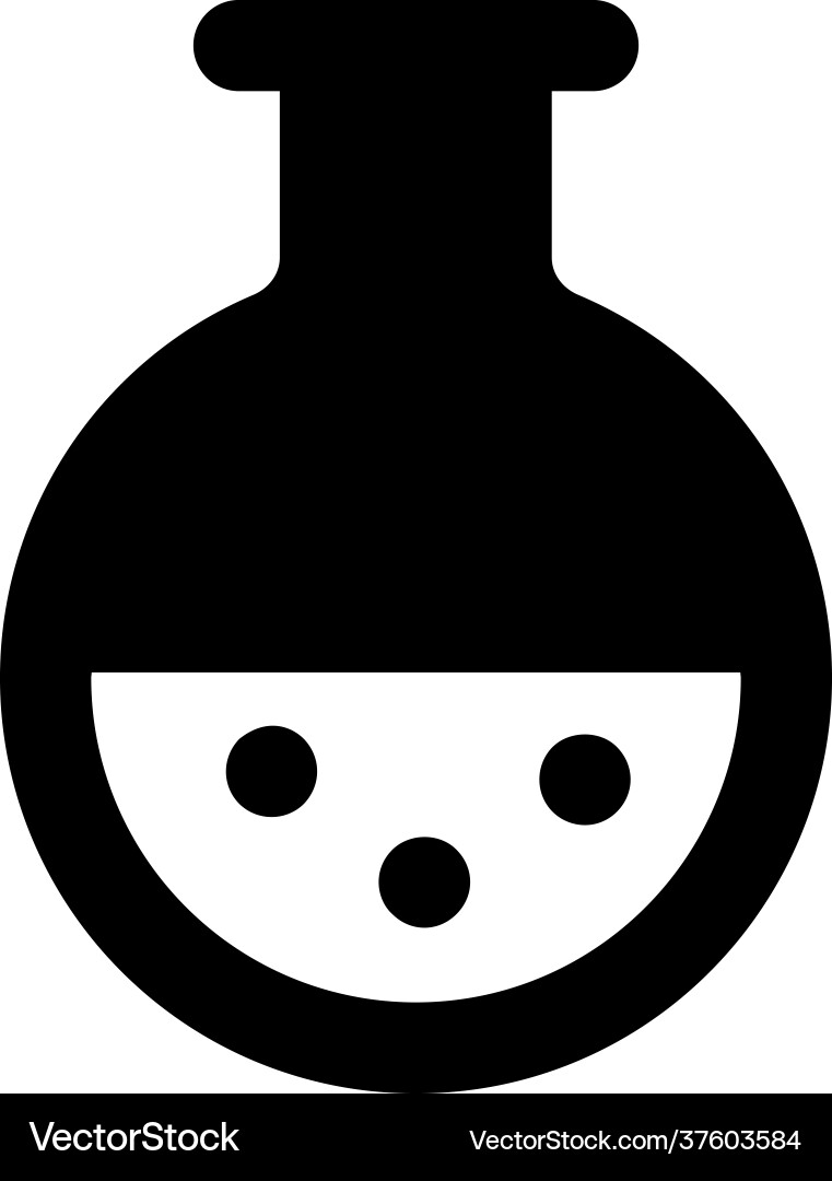 Flask vector image