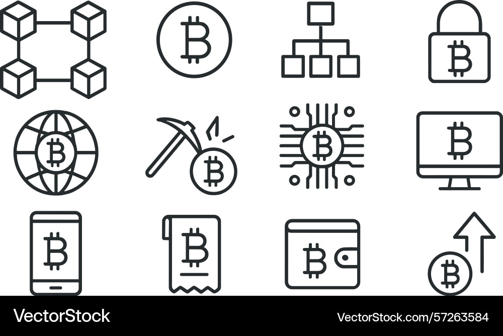 Visual representation of cryptocurrency concepts Visual representation of cryptocurrency concepts Vector Image