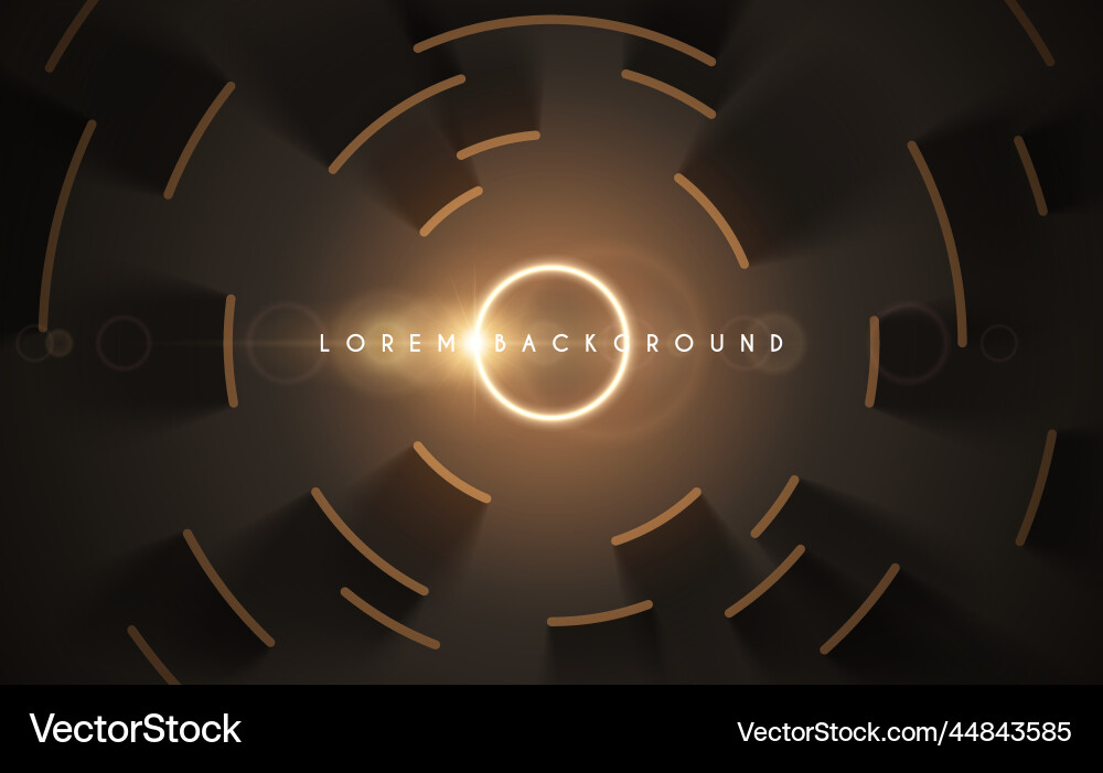 Abstract circle elements with light effect Abstract circle elements with light effect vector image