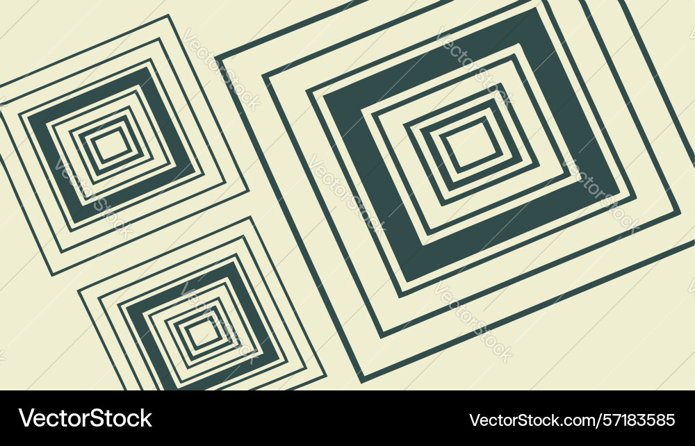 Abstract geometric pattern with squares within Vector Image